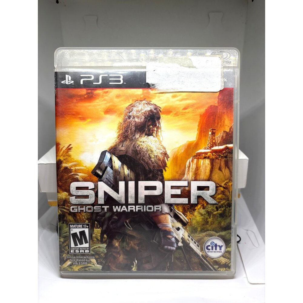 Sniper Ghost Warrior PS3 Game In Case With Manual Mature 17 Action Preowned Fun